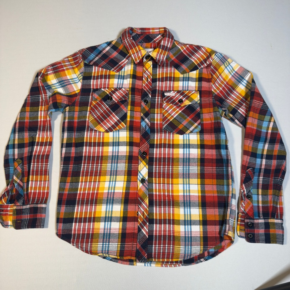 Topo Designs Mountain Shirt 100% Organic Cotton Midweight Twill Flannel Size‎ M